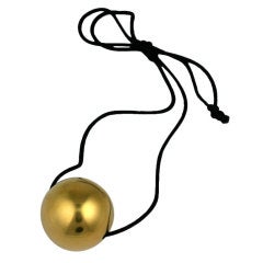 Golden Sphere Pendant