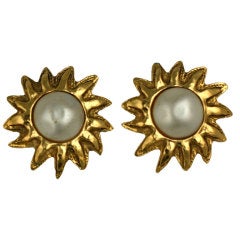 Chanel Sunburst Earrings 7