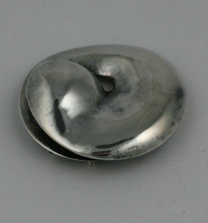 Women's Rare Elsa Peretti Sterling Swirl Brooch