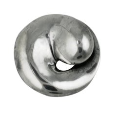 Rare Elsa Peretti Sterling Swirl Brooch 5