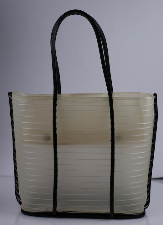 Salvatore Ferragamo handbag based on an iconic Ferragamo shoe design from the 1940's. Composed of 