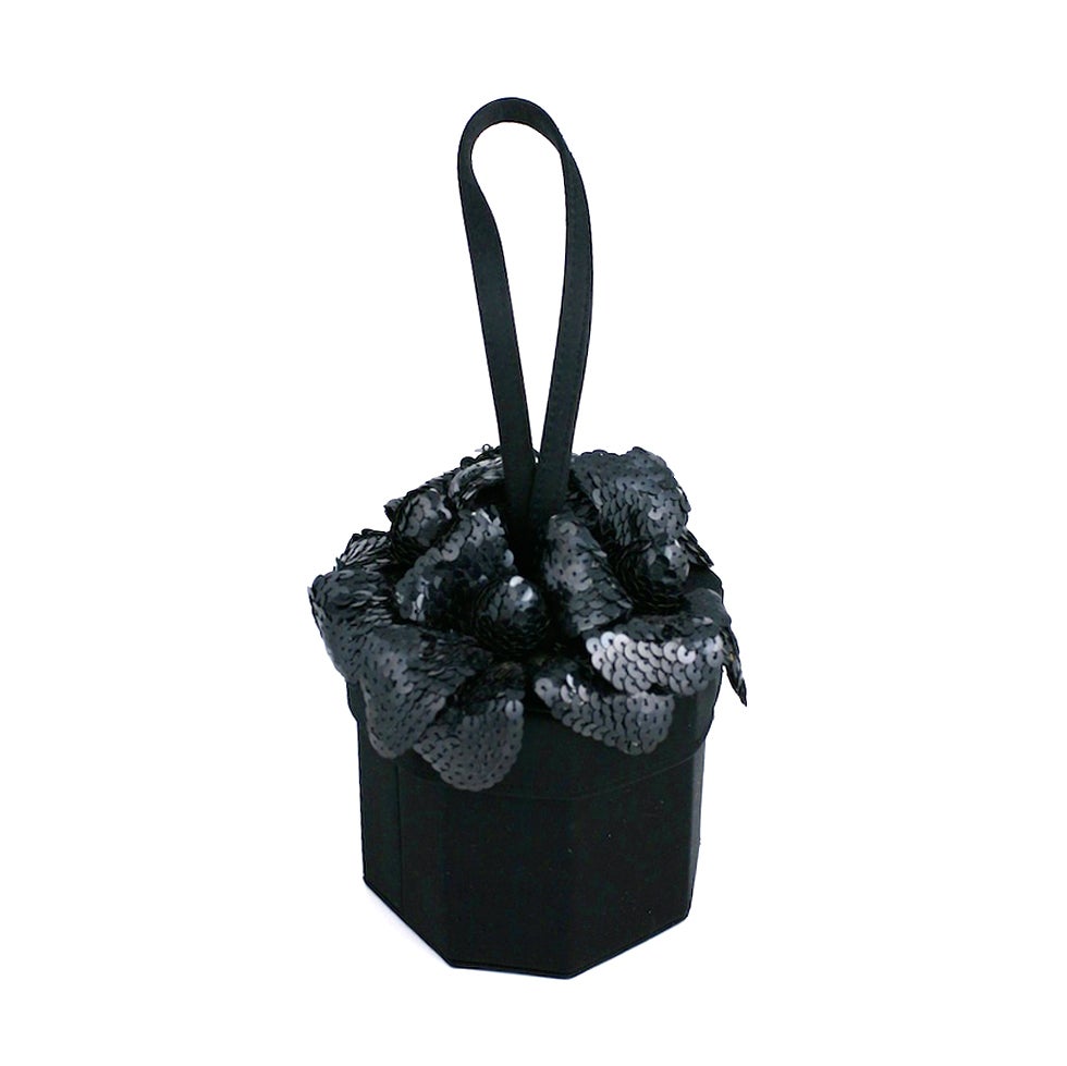 Lulu Guiness Sequin Flower Pot Purse