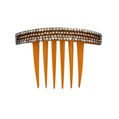 Paste Set Victorian Comb