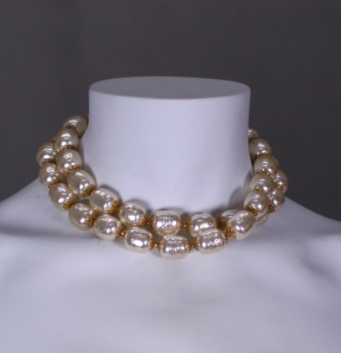 miriam haskell pearl necklace