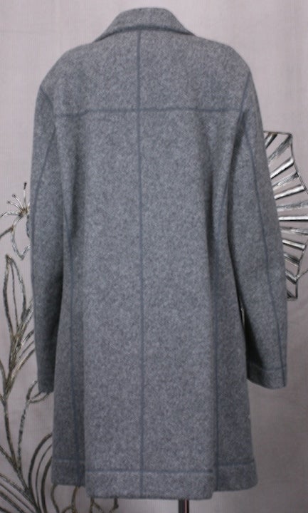 mens boiled wool coat