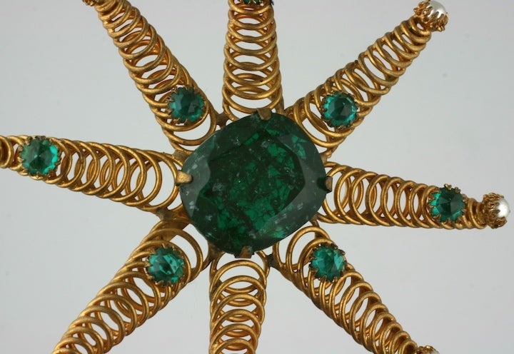Women's Rare Countess Cis Coiled Star Brooch For Sale