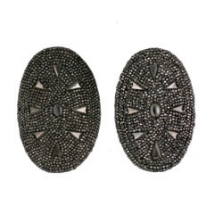 Cut Steel Victorian Shoe Buckles