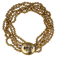 Collier de perles d'or Ciner