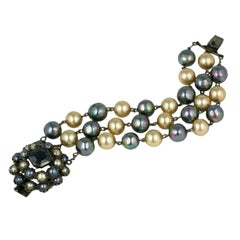 Vintage Rare Countess Cis Pearl Bracelet