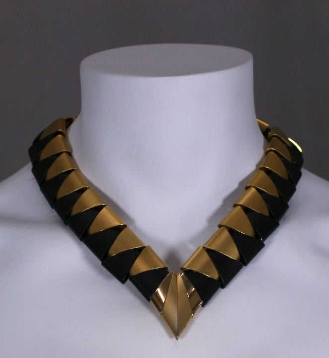 Women's Architectural 80s Necklace For Sale