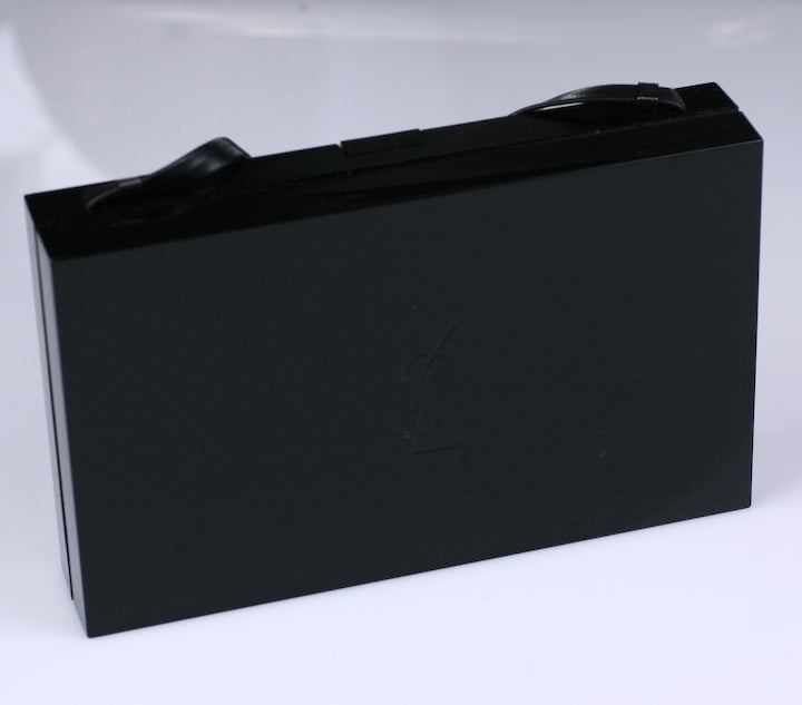 ysl black clutch