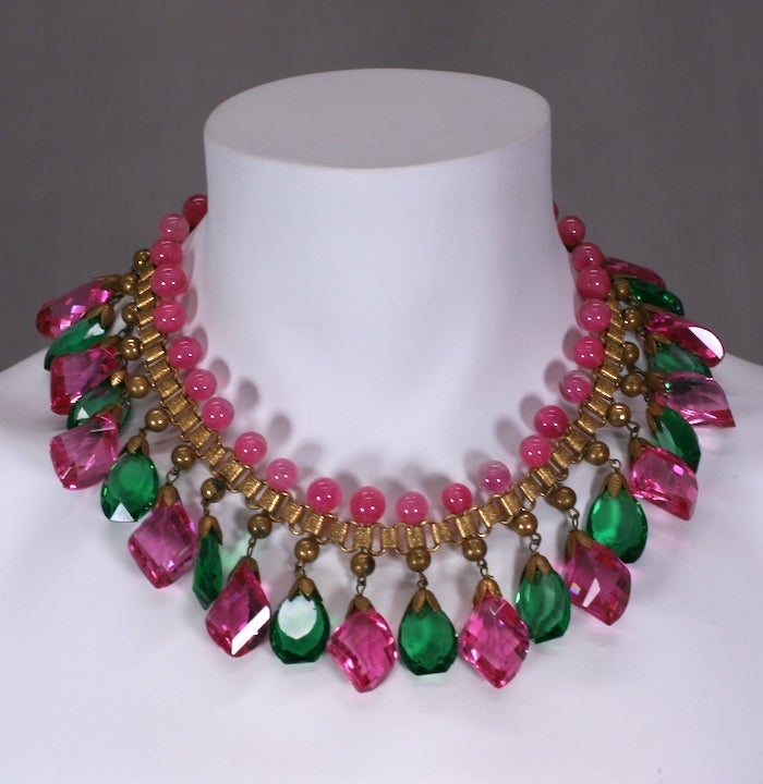 fuschia necklace