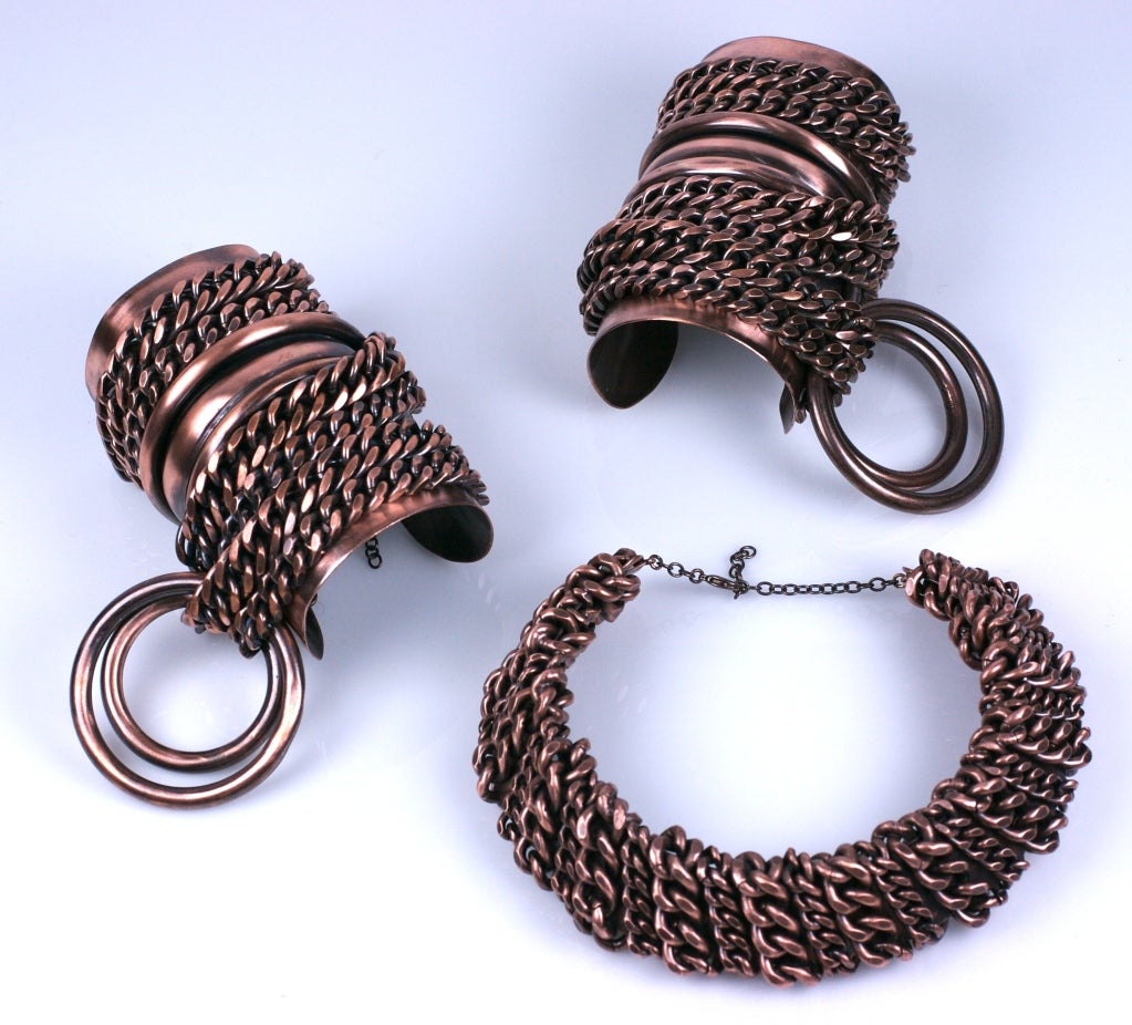 Heavy Metal Chain Cuff, MWLC For Sale 1