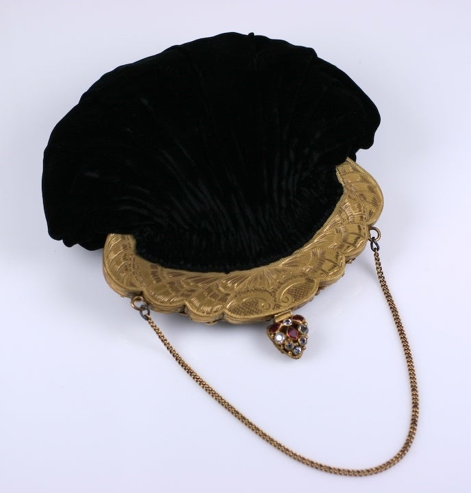 Hobe Gem Encrusted Evening Bag In Excellent Condition For Sale In New York, NY