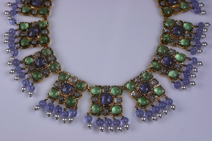 Chanel Important Anglo Indian Collar In Excellent Condition For Sale In New York, NY