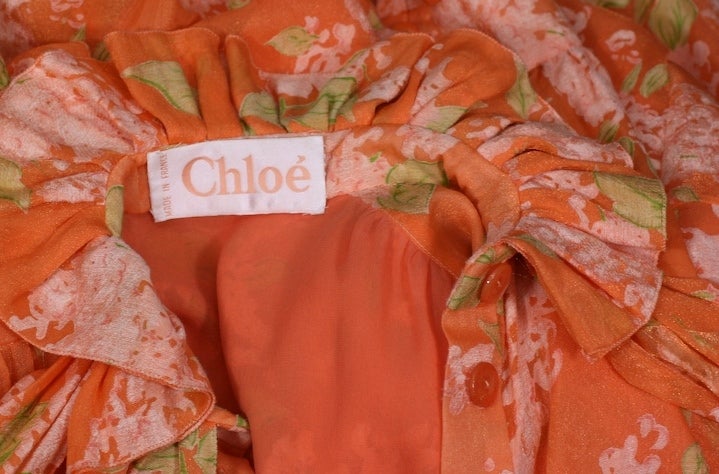 Chloe Charming Chiffon Lurex Floral 2