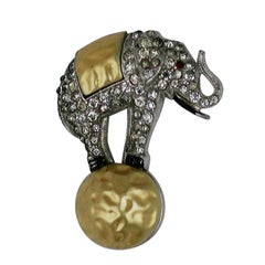 Alfred Phillipe for Trifari Deco Circus Elephant