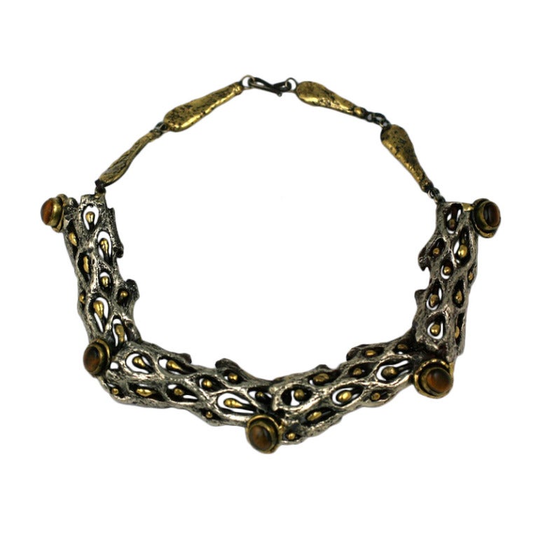 Surrealist Collar by Luciano, Mexico For Sale