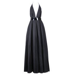 YSL Iconic Halter Gown 6