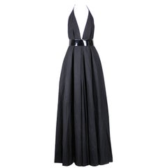 YSL Iconic Halter Gown