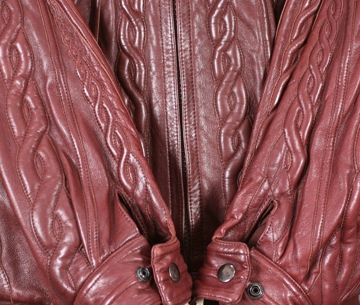 Christian Dior A/W 83 Haute Couture Leather Jacket 1