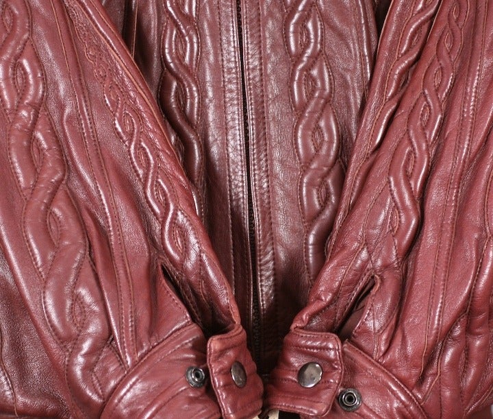 Christian Dior A/W 83 Haute Couture Lederjacke 4