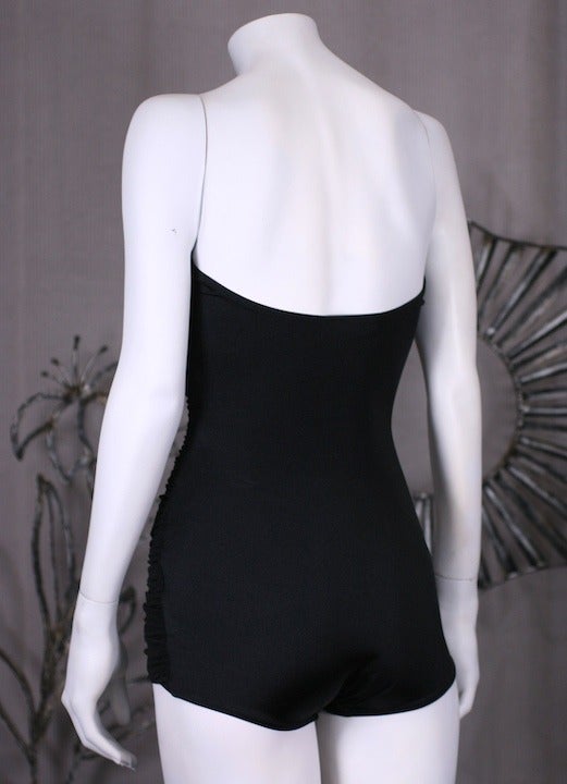 Norma Kamali Iconic Draped Swim Suit at 1stdibs