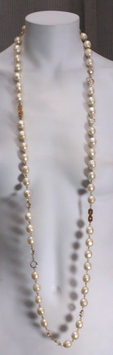 vintage givenchy pearl necklace