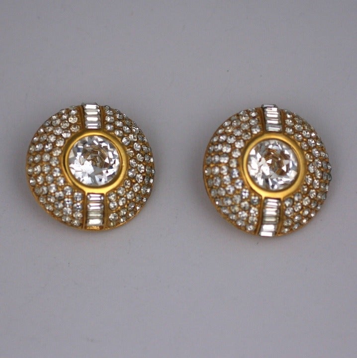 Pave Sparkler Earrings In Excellent Condition For Sale In New York, NY