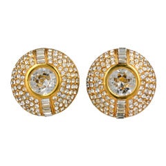 Boucles d'oreilles pavé scintillantes