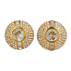 Vintage Pave Sparkler Earrings