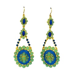 Pendientes de vidrio colado Eugenie.MWLC