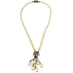 Louis Rousselet Pearl and Crystal Paste Necklace C1920 3