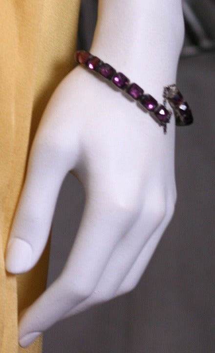 Bracelet Amythest Paste Deco Pour femmes en vente