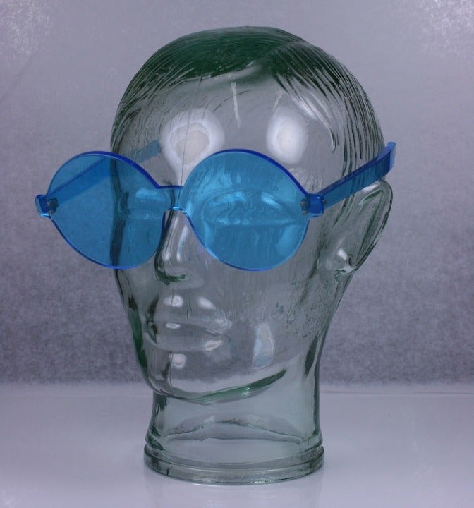 Women's Blue Mod Glasses