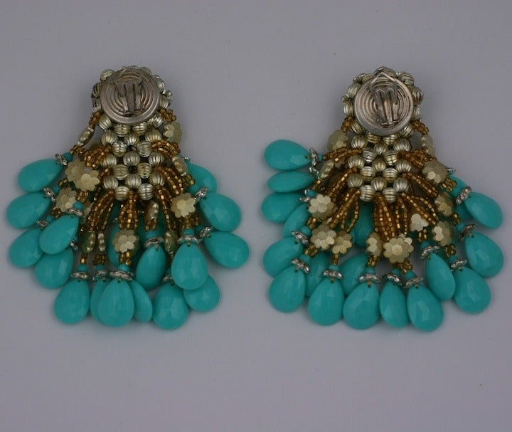 Massive Italian Earrings by Coppola + Toppo In Excellent Condition For Sale In New York, NY