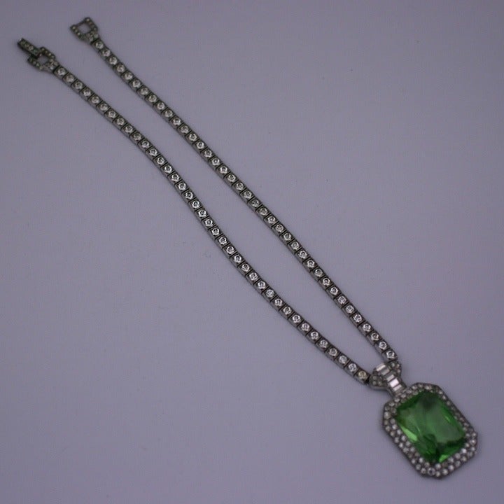 Articulated Art Deco Otis Paste Pendant In Excellent Condition In New York, NY
