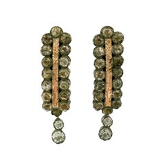 Georgian Style Paste Earrrings