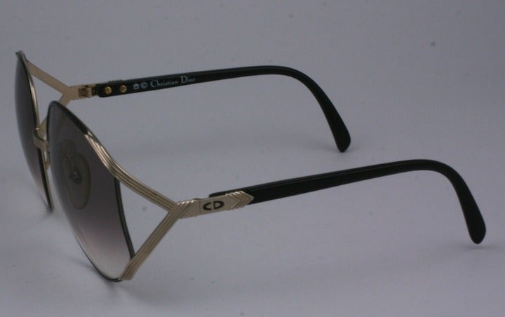 Christian Dior Logo Sunglasses In Excellent Condition In New York, NY