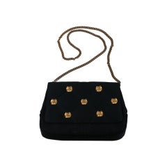 Henri Betrix Quilted Satin Purse 7