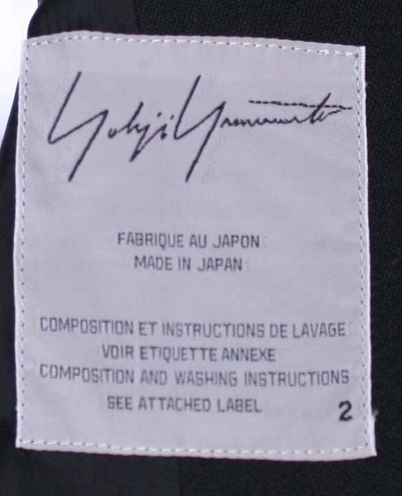 Yohji Yamamoto - Manteau chasuble non structuré 2