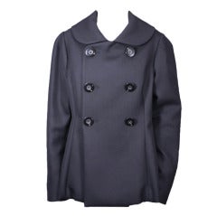 Yohji Yamamoto Unstructured Pea Coat