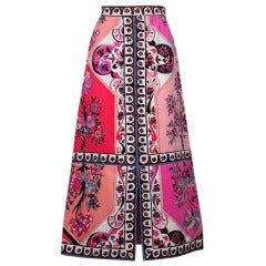 Pucci Velvet Evening Skirt 12