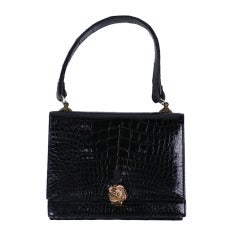 Morabito, Paris Center Cut Mini Alligator Duffle For Sale at 1stDibs