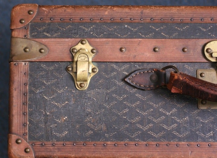 Early Maison Goyard Suitcase