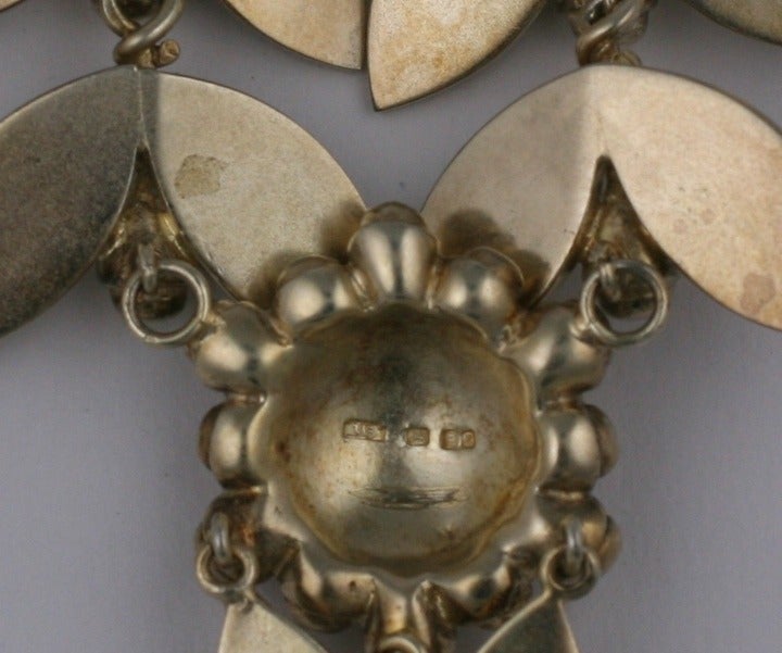 Silver Revivalist Necklace in the Classical Taste In Excellent Condition For Sale In New York, NY