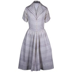 Retro Claire McCardell Cotton Faille Dress