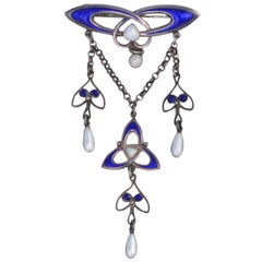 Early Scandanvian Enamel Brooch
