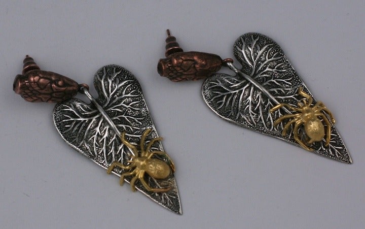 Boucles d'oreilles naturalistes, MWLC Neuf - En vente à New York, NY
