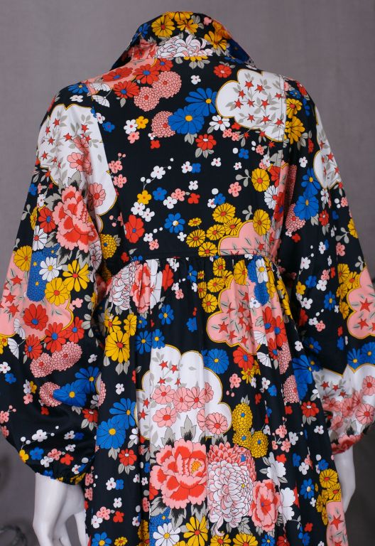 YSL Japanesque Cotton Kimono Shirtwaist 1